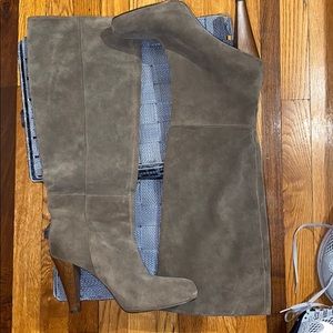 Joie Taupe Suede Boots